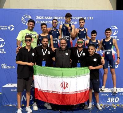 إيران تتوج بطلاً في بطولة آسيا للترايثلون 2025 بأداء مبهر